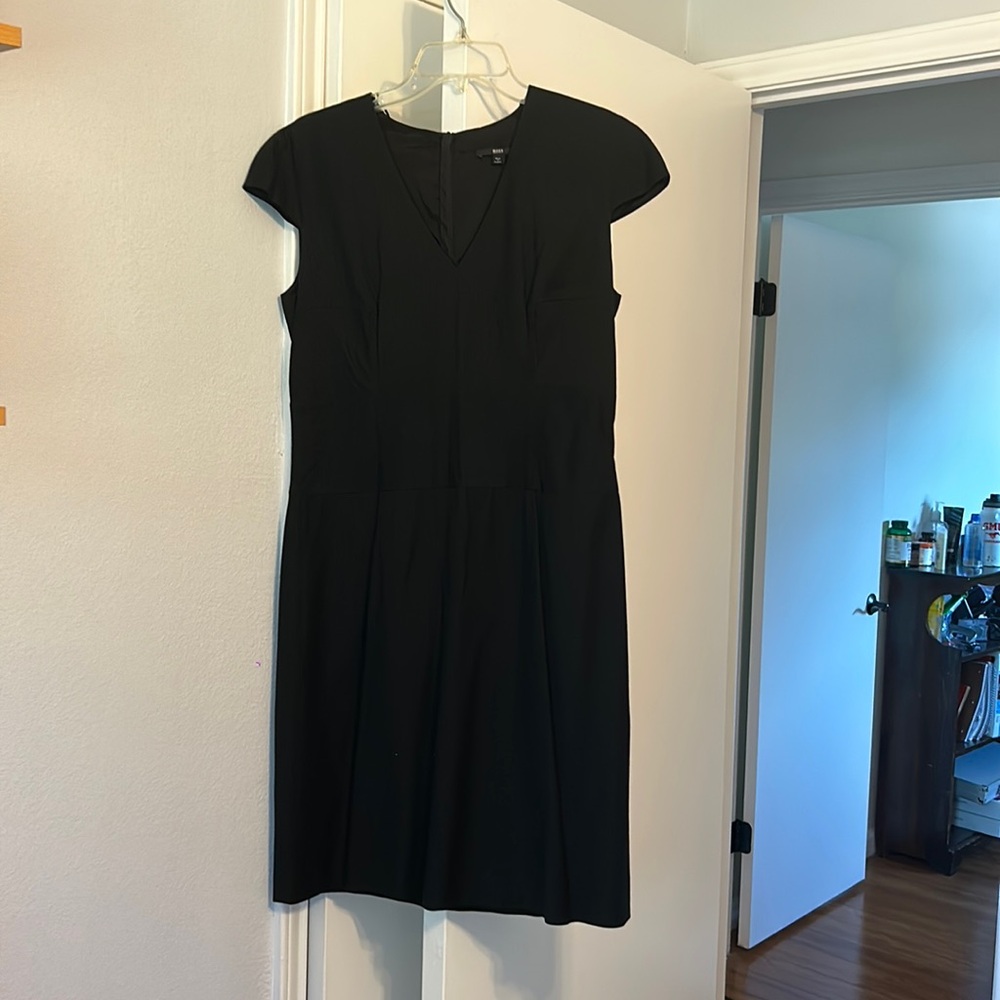 Hugo Boss Womens Black Work Dress
